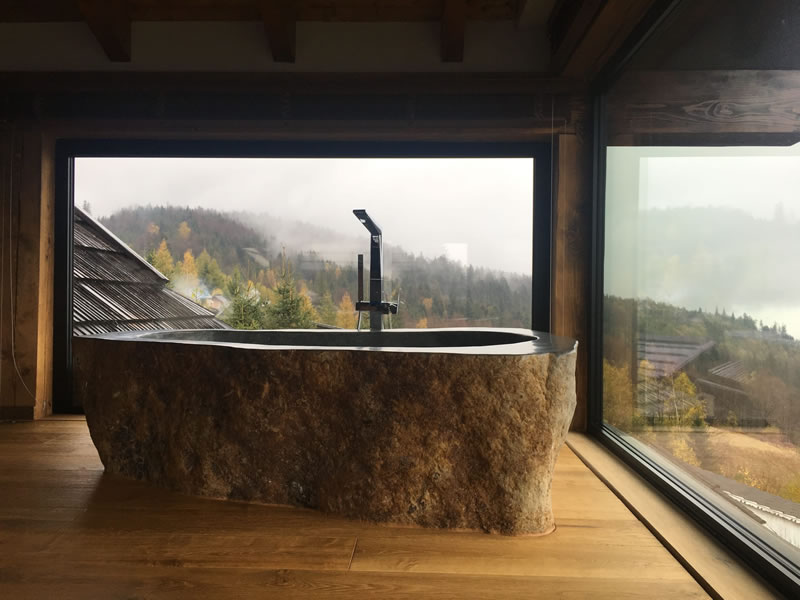 River Rock Bath